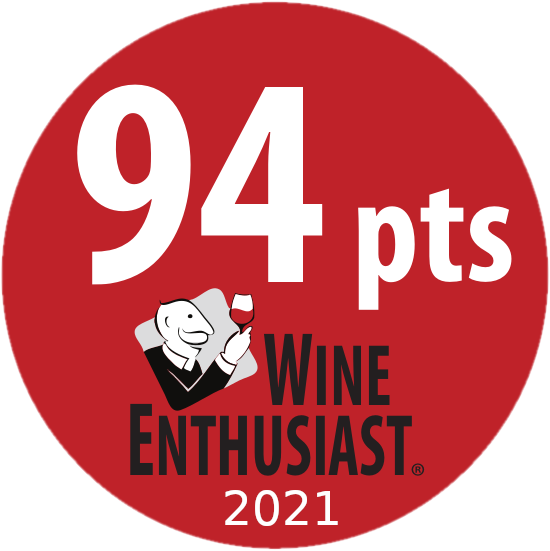94 pts Wine Enthusiast 2021
